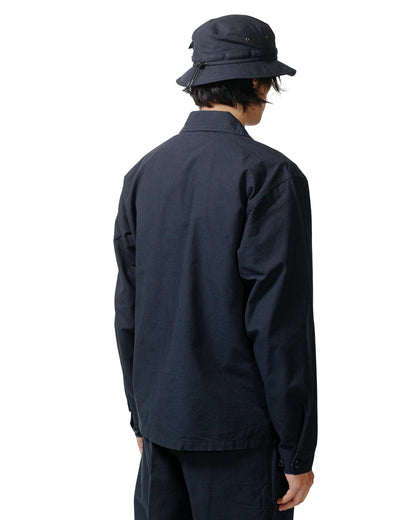 lost & found Beams Plus Beams Plus Lost & Found MIL SHT-JAC Cotton Ripstop Black