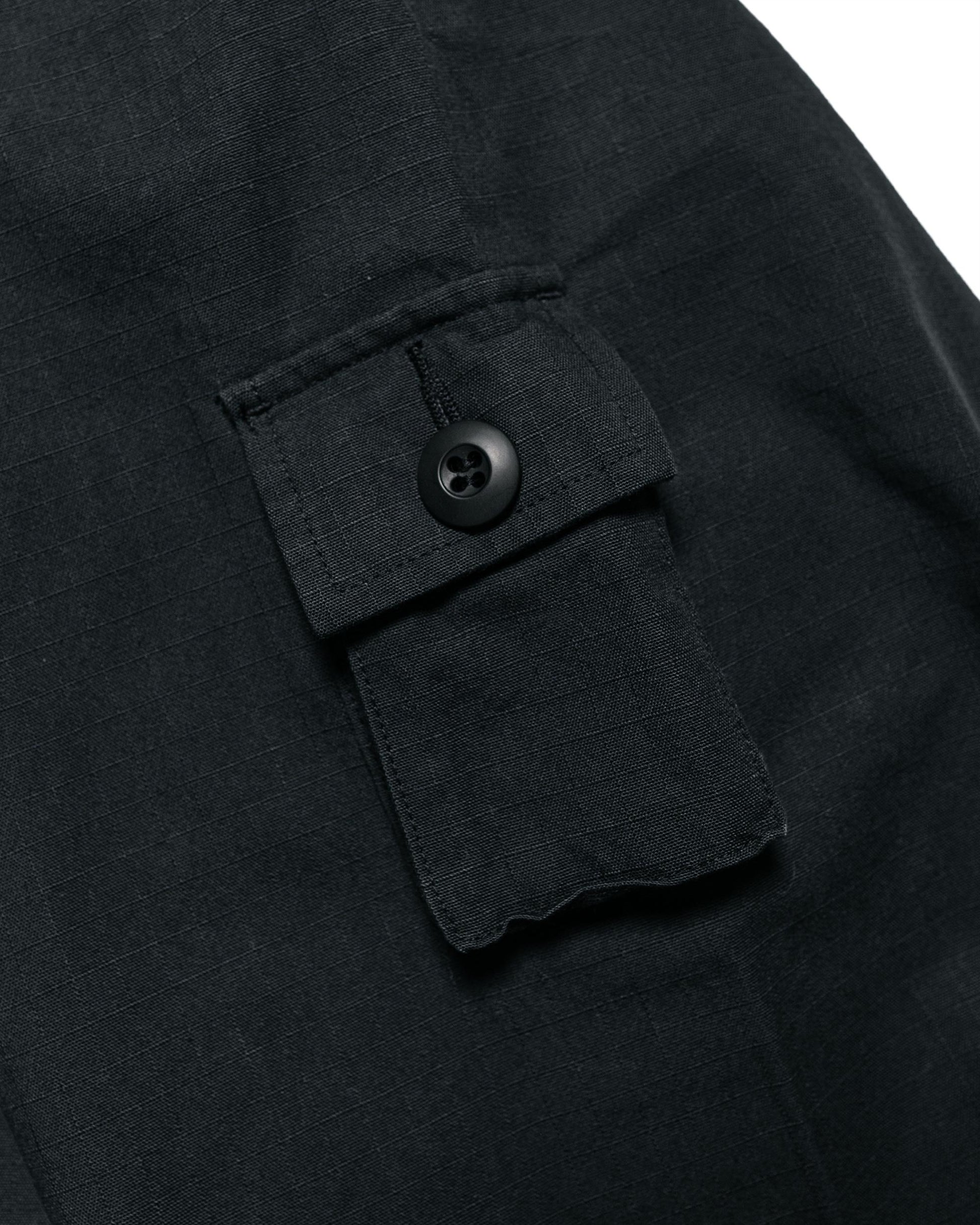 lost & found Beams Plus Beams Plus Lost & Found MIL SHT-JAC Cotton Ripstop Black