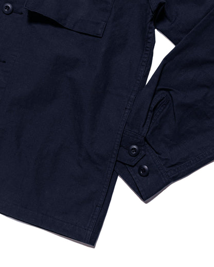 lost & found Beams Plus Beams Plus Lost & Found MIL SHT-JAC Cotton Ripstop Navy