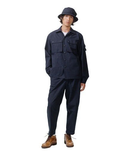 lost & found Beams Plus Beams Plus Lost & Found MIL SHT-JAC Cotton Ripstop Navy