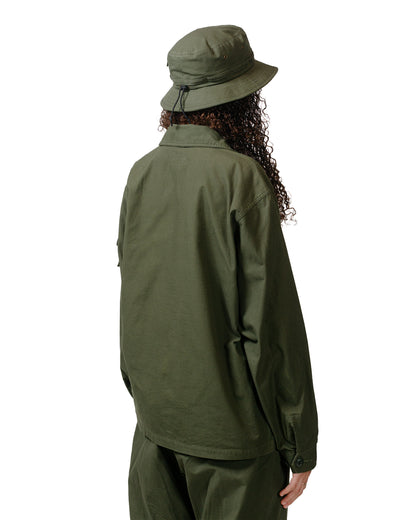 lost & found Beams Plus Beams Plus Lost & Found MIL SHT-JAC Cotton Ripstop Olive