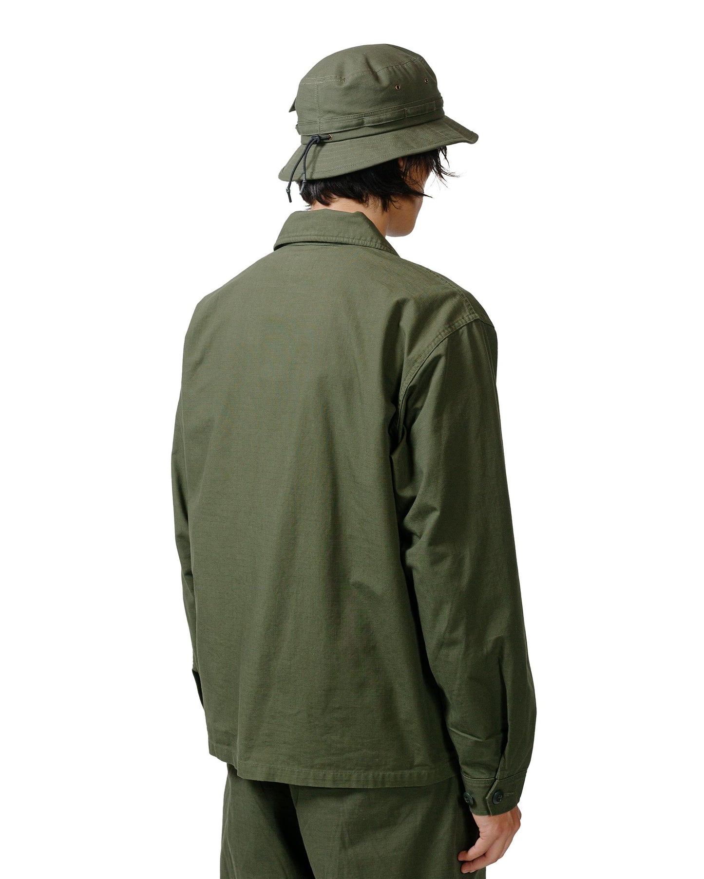 lost & found Beams Plus Beams Plus Lost & Found MIL SHT-JAC Cotton Ripstop Olive
