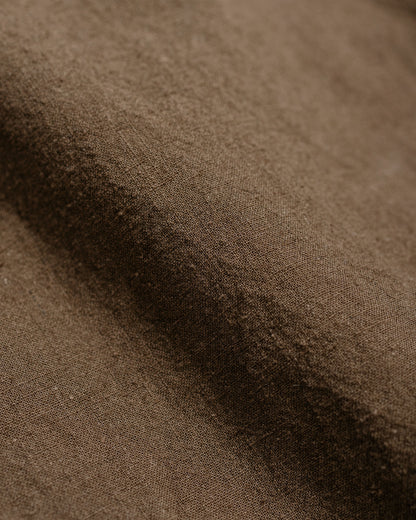 Beams Plus Lost & Found Open B.D. Linen Cotton Olive