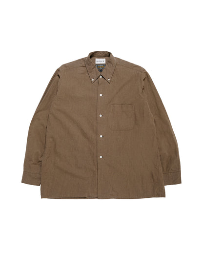 Beams Plus Lost & Found Open B.D. Linen Cotton Olive
