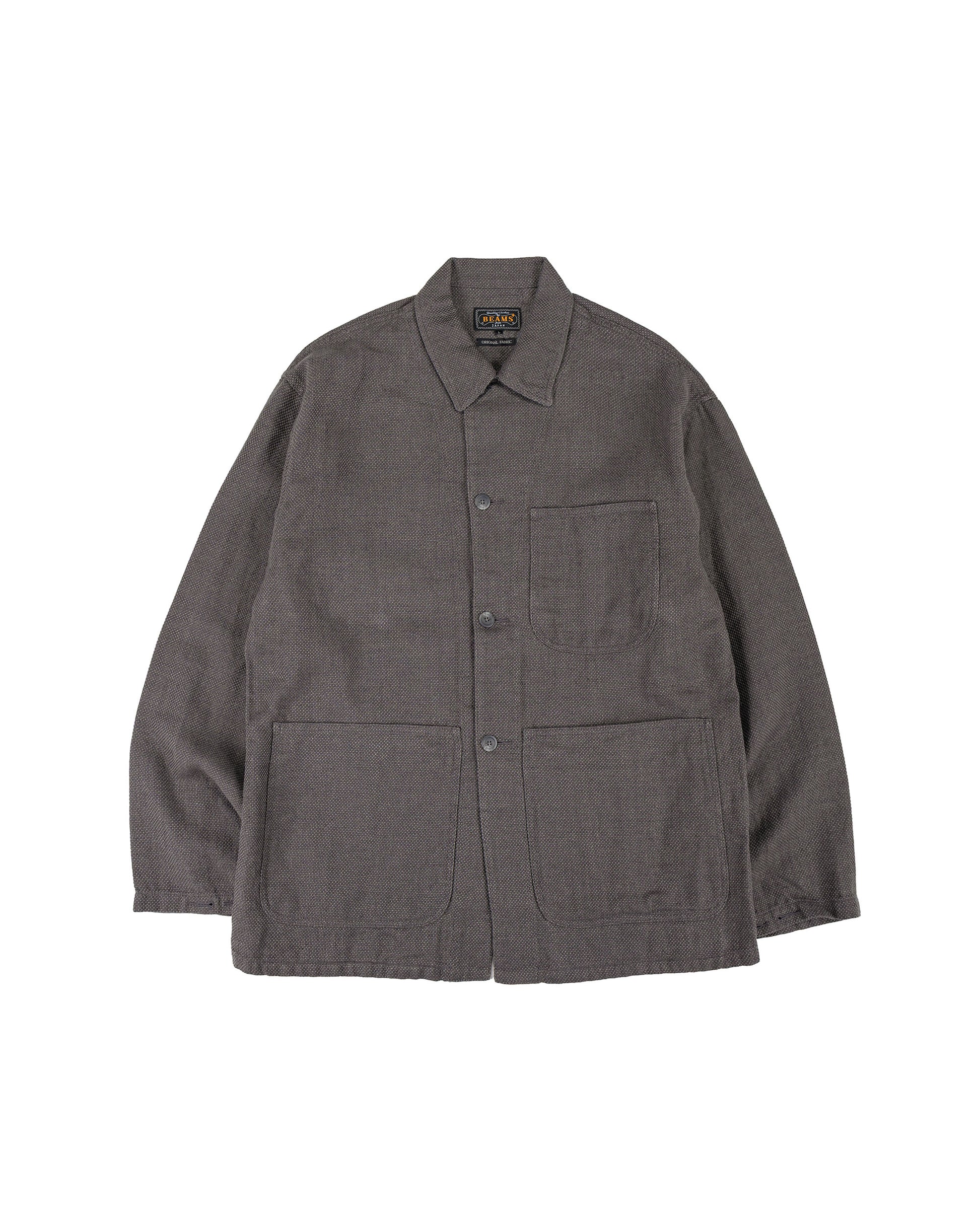 lost & found Beams Plus Beams Plus MIL Chore Jacket Cotton Linen Grey
