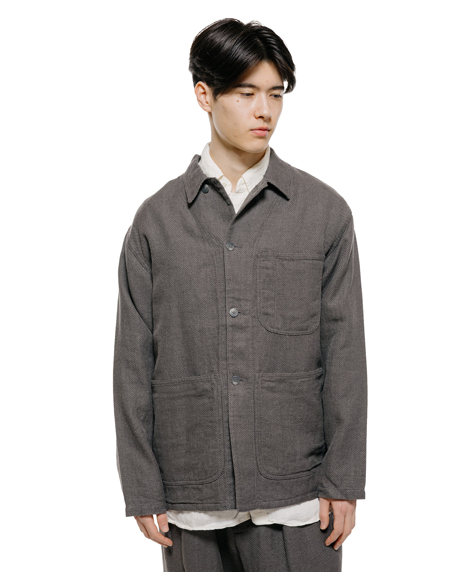 lost & found Beams Plus Beams Plus MIL Chore Jacket Cotton Linen Grey