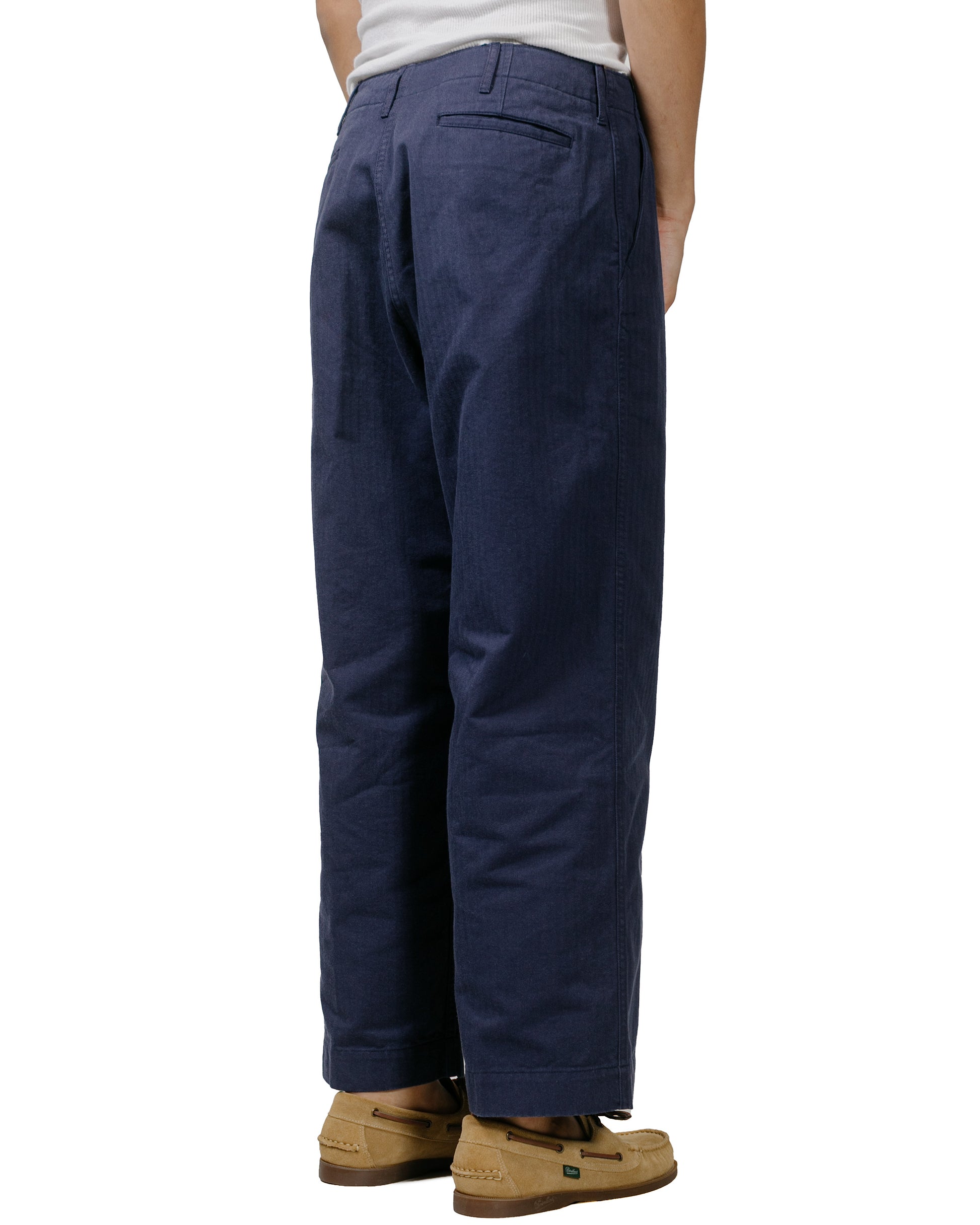 lost & found Beams Plus Beams Plus MIL Trousers Herringbone Navy