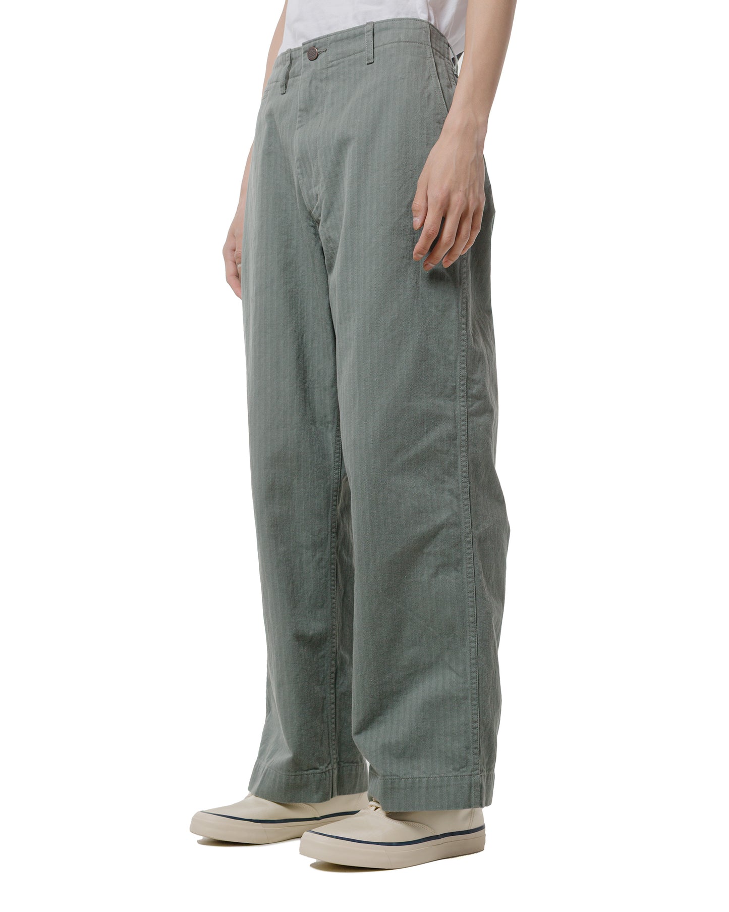lost & found Beams Plus Beams Plus MIL Trousers Herringbone Sage