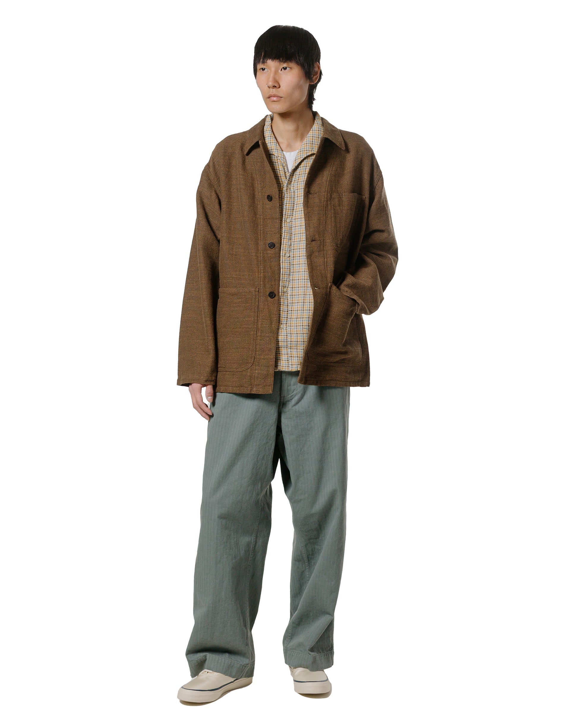 lost & found Beams Plus Beams Plus MIL Trousers Herringbone Sage