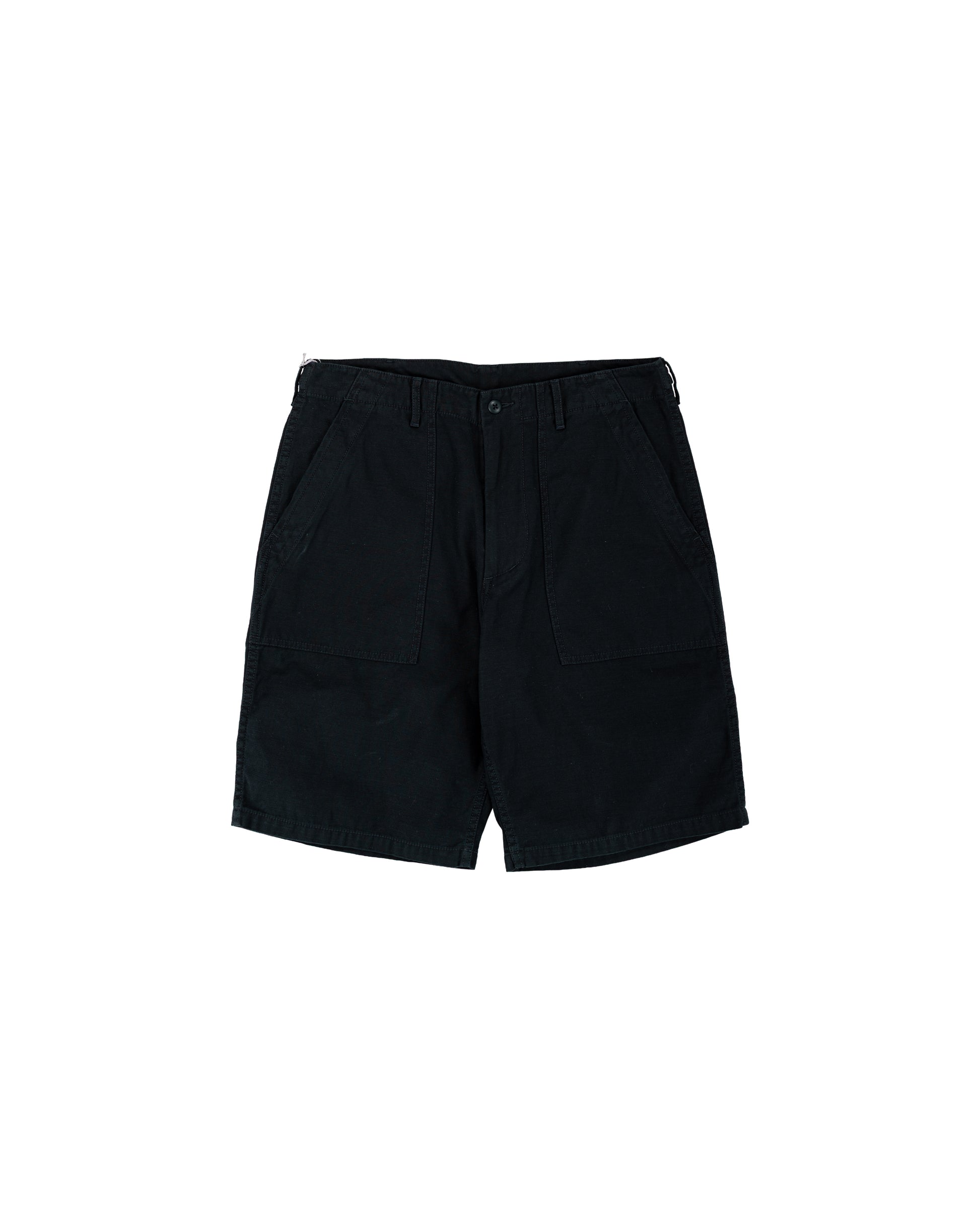 lost & found Beams Plus Beams Plus MIL Utility Shorts Reversed Sateen Black