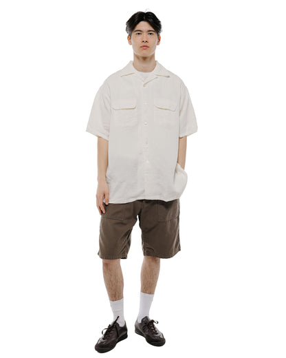 lost & found Beams Plus Beams Plus MIL Utility Shorts Reversed Sateen Olive Brown