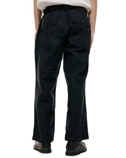 lost & found Beams Plus Beams Plus MIL Utility Trousers Reversed Sateen Black