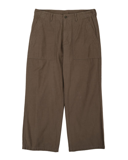 lost & found Beams Plus Beams Plus MIL Utility Trousers Reversed Sateen Olive Brown