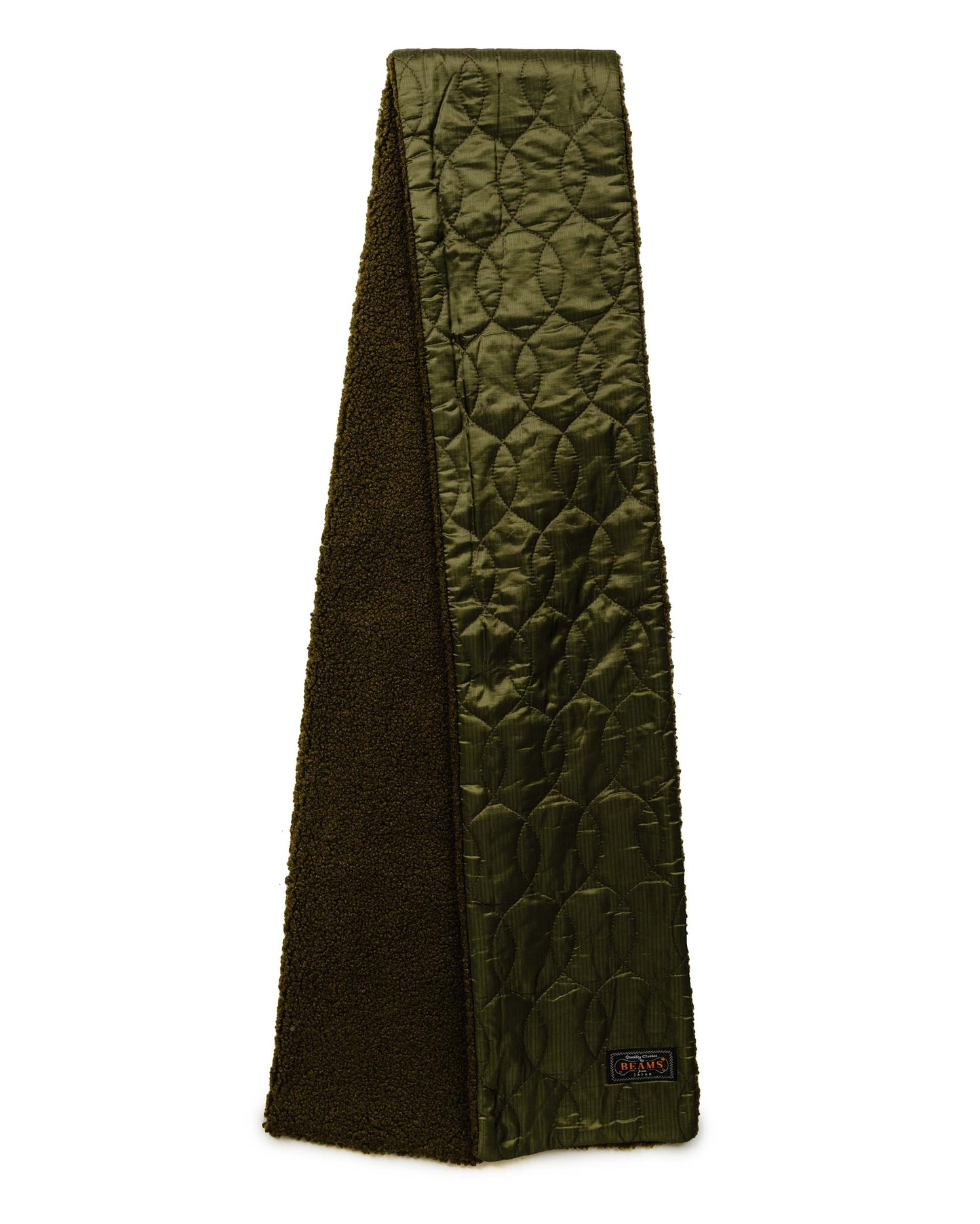 lost & found Beams Plus Beams Plus Muffler Boa Quilting Olive
