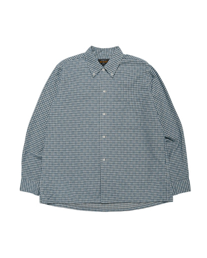 Beams Plus Open B.D. Dobby Plaid Sax