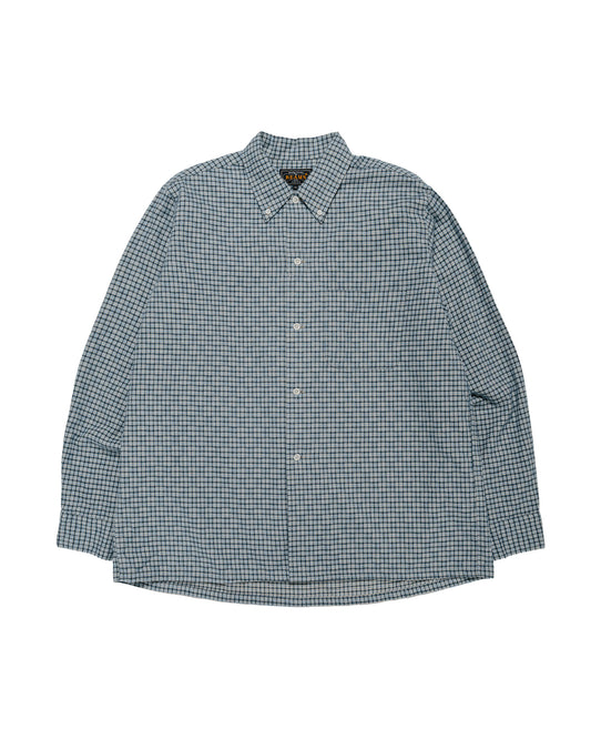 Beams Plus Open B.D. Dobby Plaid Sax