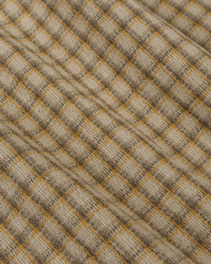 lost & found Beams Plus Beams Plus Open B.D. Panama Plaid Double Face Beige