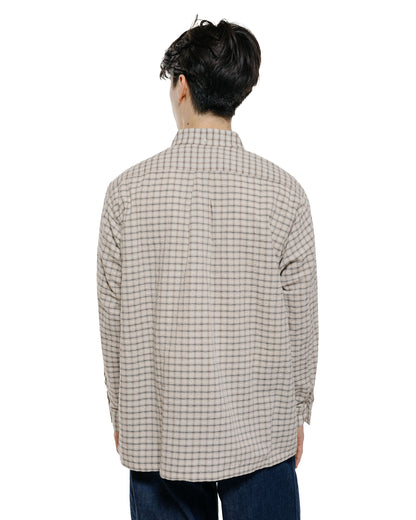 lost & found Beams Plus Beams Plus Open B.D. Sucker Plaid Navy