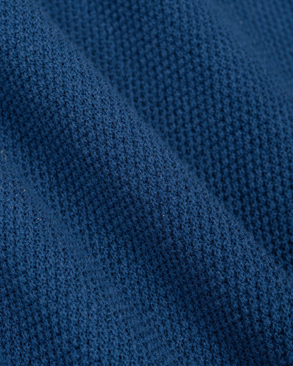 lost & found Beams Plus Beams Plus Pique Polo 14G L/S Navy