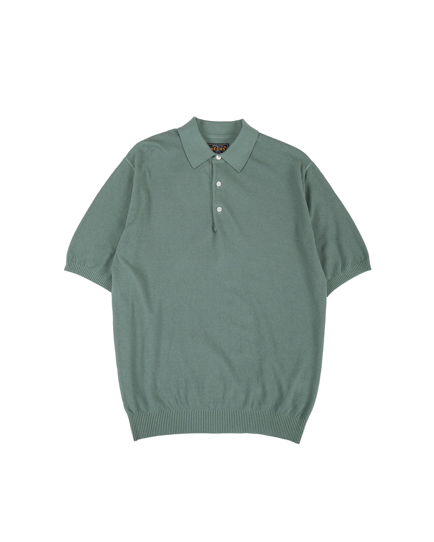 lost & found Beams Plus Beams Plus Pique Polo 14G Olive