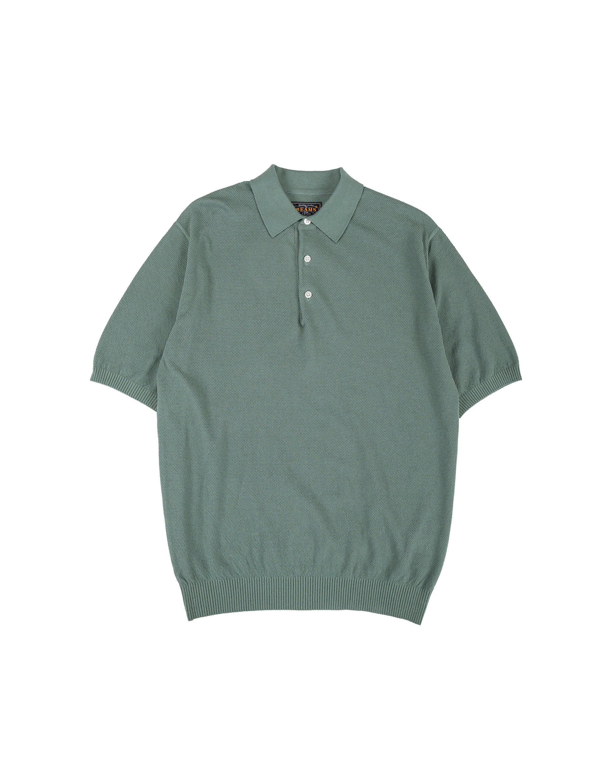 lost & found Beams Plus Beams Plus Pique Polo 14G Olive