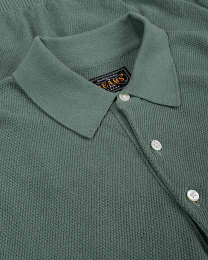 lost & found Beams Plus Beams Plus Pique Polo 14G Olive