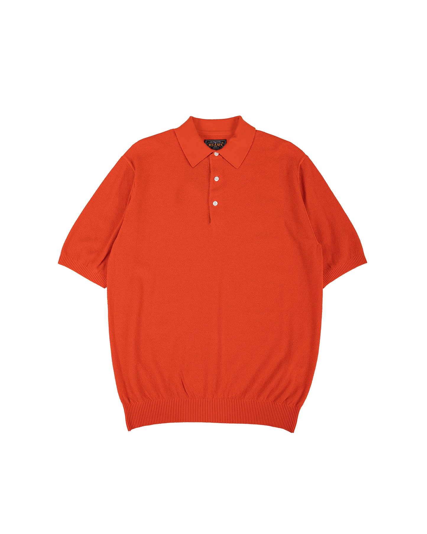 lost & found Beams Plus Beams Plus Pique Polo 14G Red