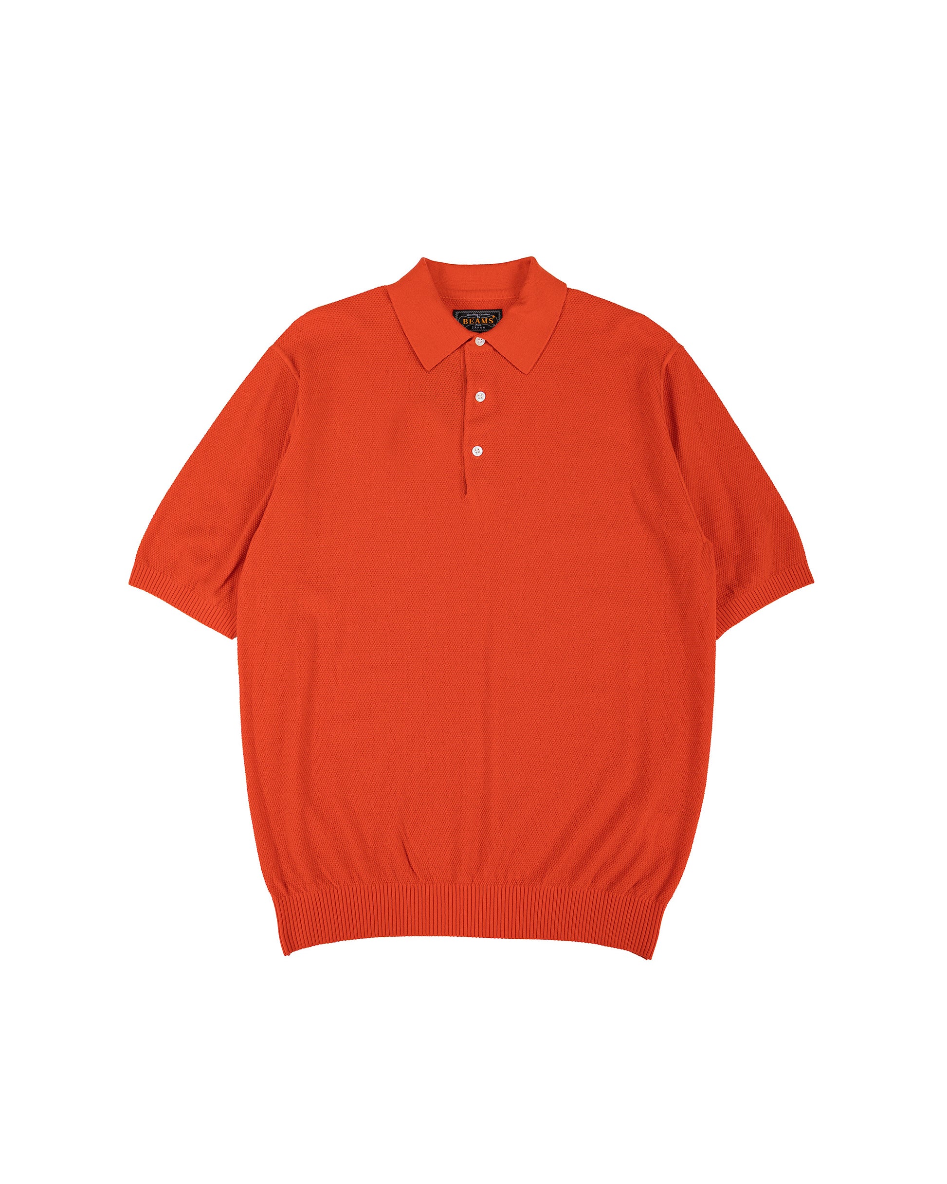 lost & found Beams Plus Beams Plus Pique Polo 14G Red