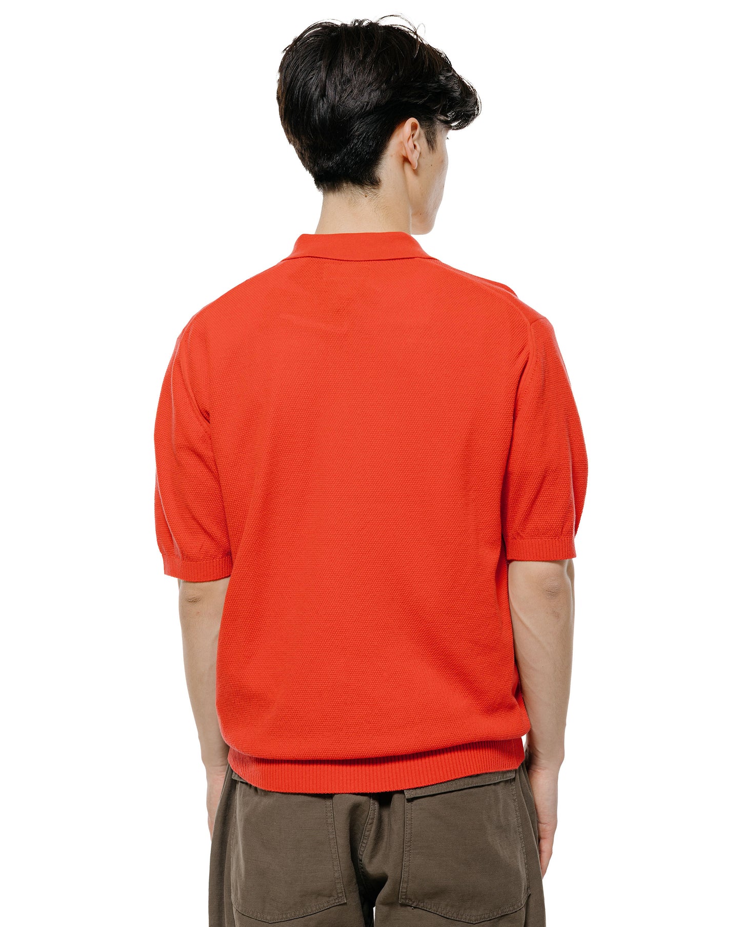 lost & found Beams Plus Beams Plus Pique Polo 14G Red