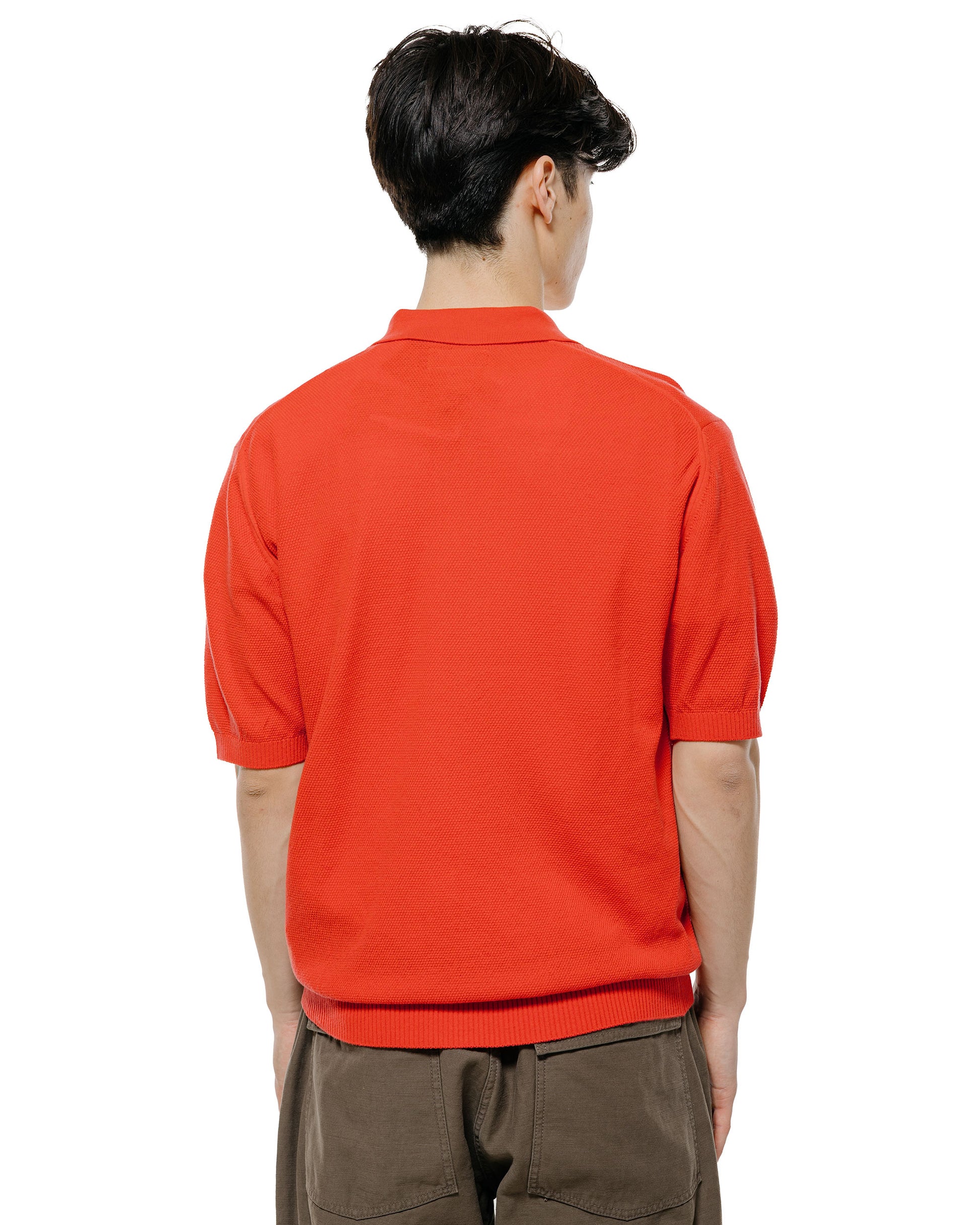 lost & found Beams Plus Beams Plus Pique Polo 14G Red