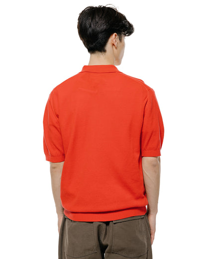 lost & found Beams Plus Beams Plus Pique Polo 14G Red