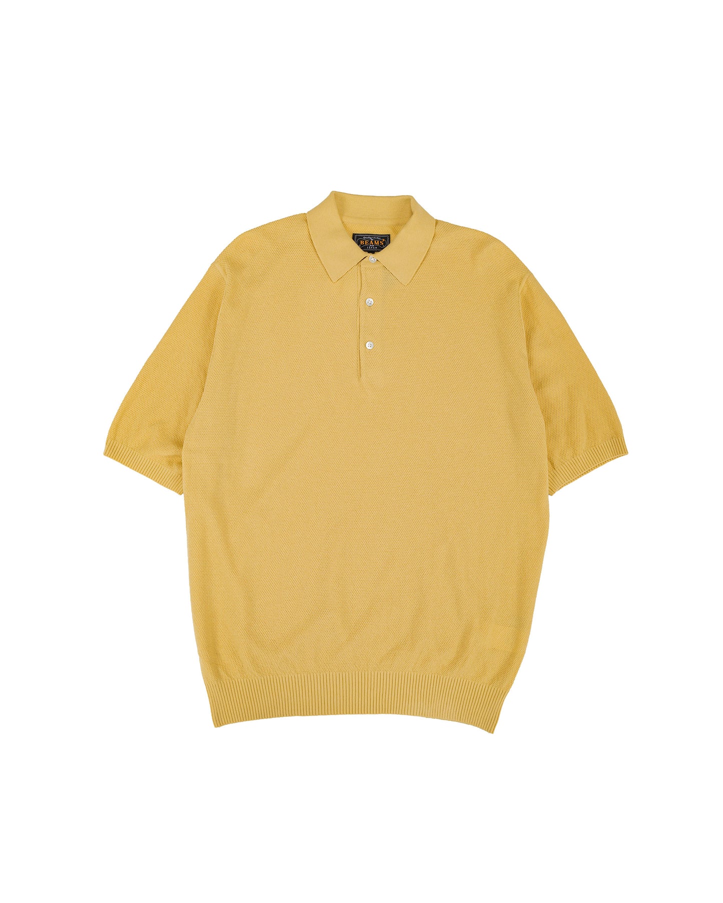 lost & found Beams Plus Beams Plus Pique Polo 14G Yellow