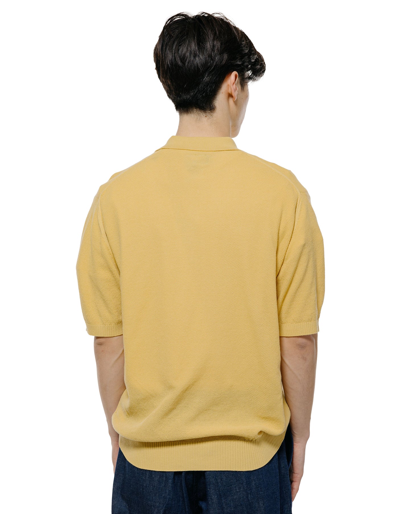 lost & found Beams Plus Beams Plus Pique Polo 14G Yellow