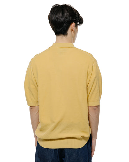 lost & found Beams Plus Beams Plus Pique Polo 14G Yellow