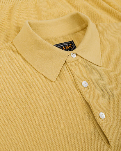lost & found Beams Plus Beams Plus Pique Polo 14G Yellow