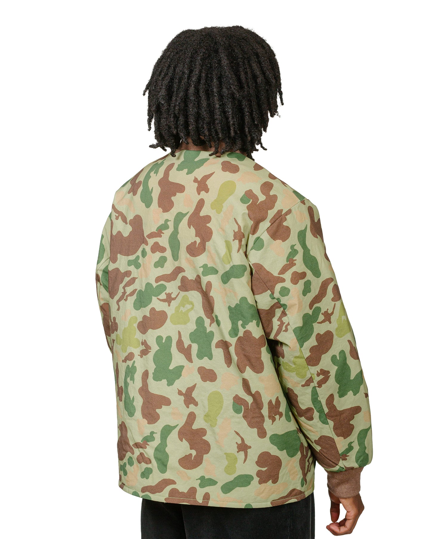 lost & found Beams Plus Beams Plus Reversible Puff Blouson Animal Camo Olive