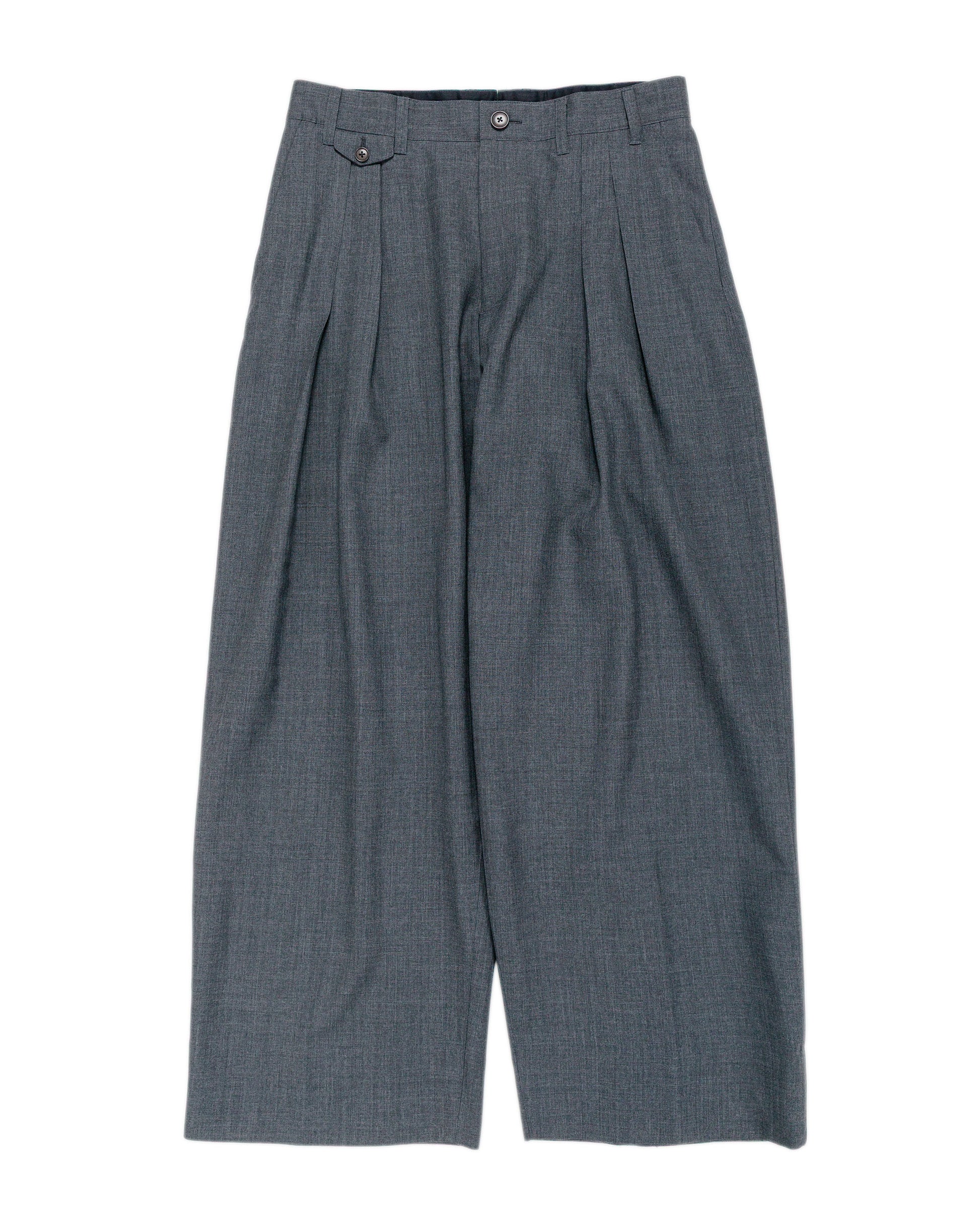 lost & found Beams Plus Beams Plus Studio Nicholson Alvy Double Pleat Pant Charcoal