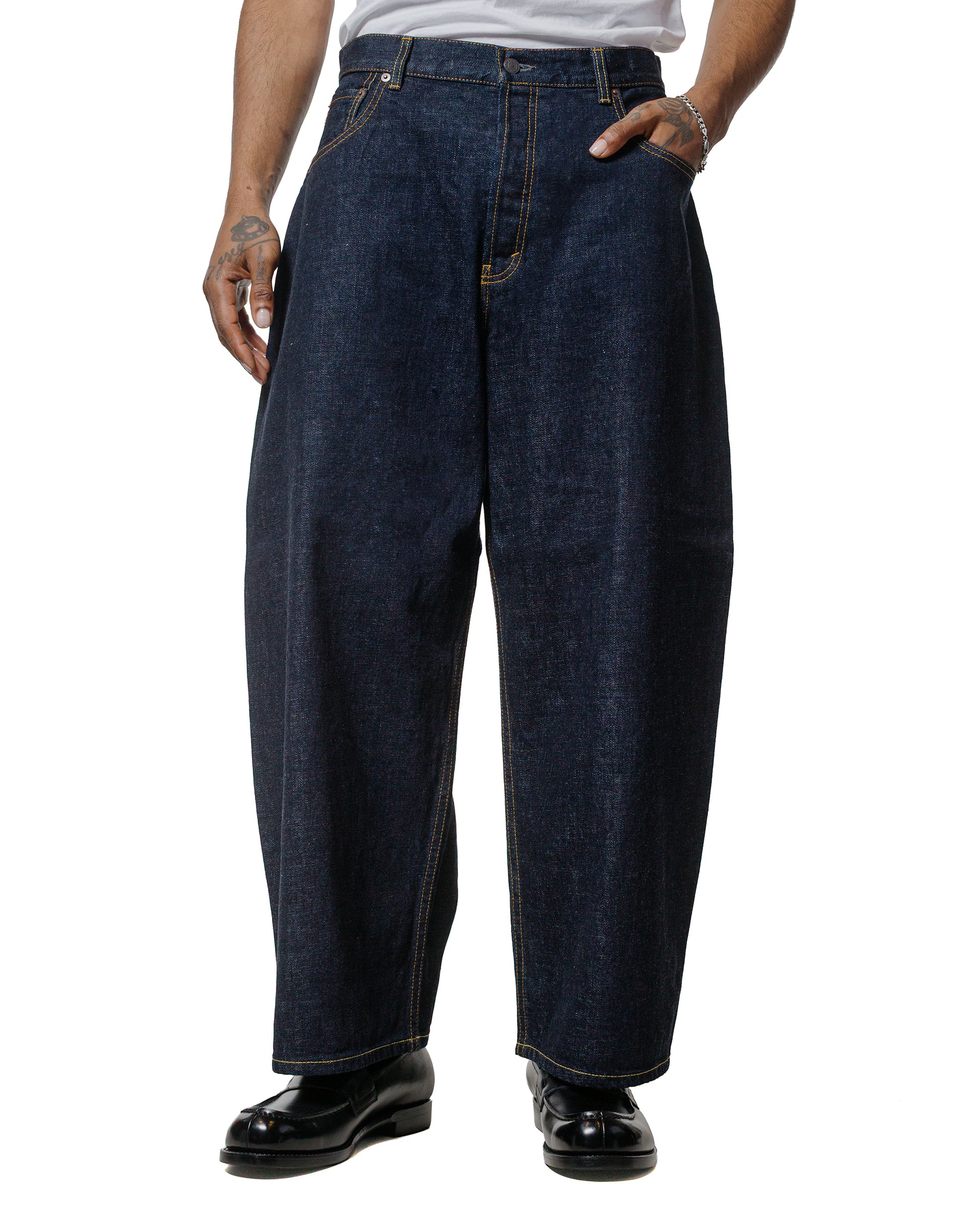 lost & found Beams Plus Beams Plus Studio Nicholson Denim 5 Pocket Jean Indigo