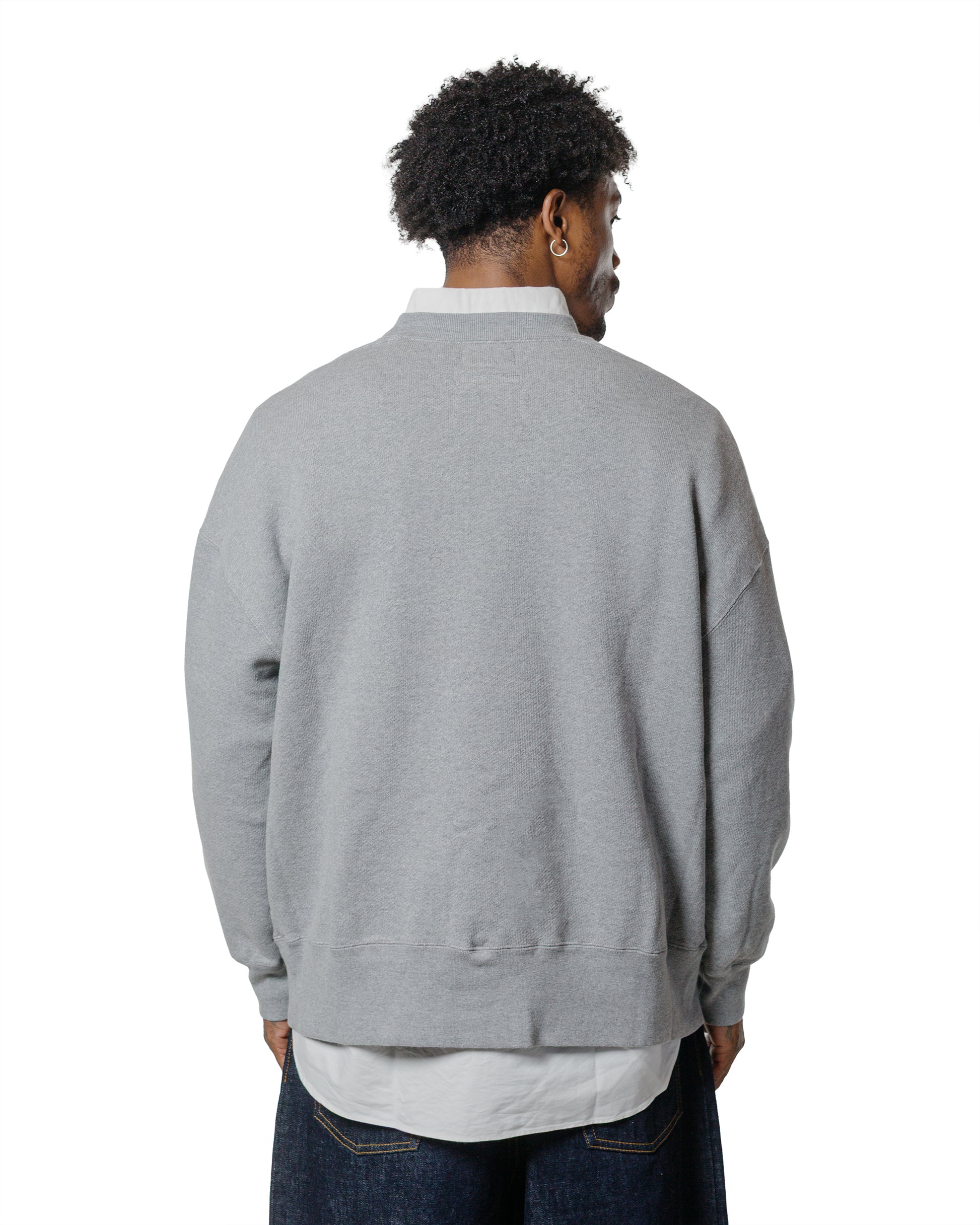 lost & found Beams Plus Beams Plus Studio Nicholson Holly Jersey Crewneck Sweat Grey Marl