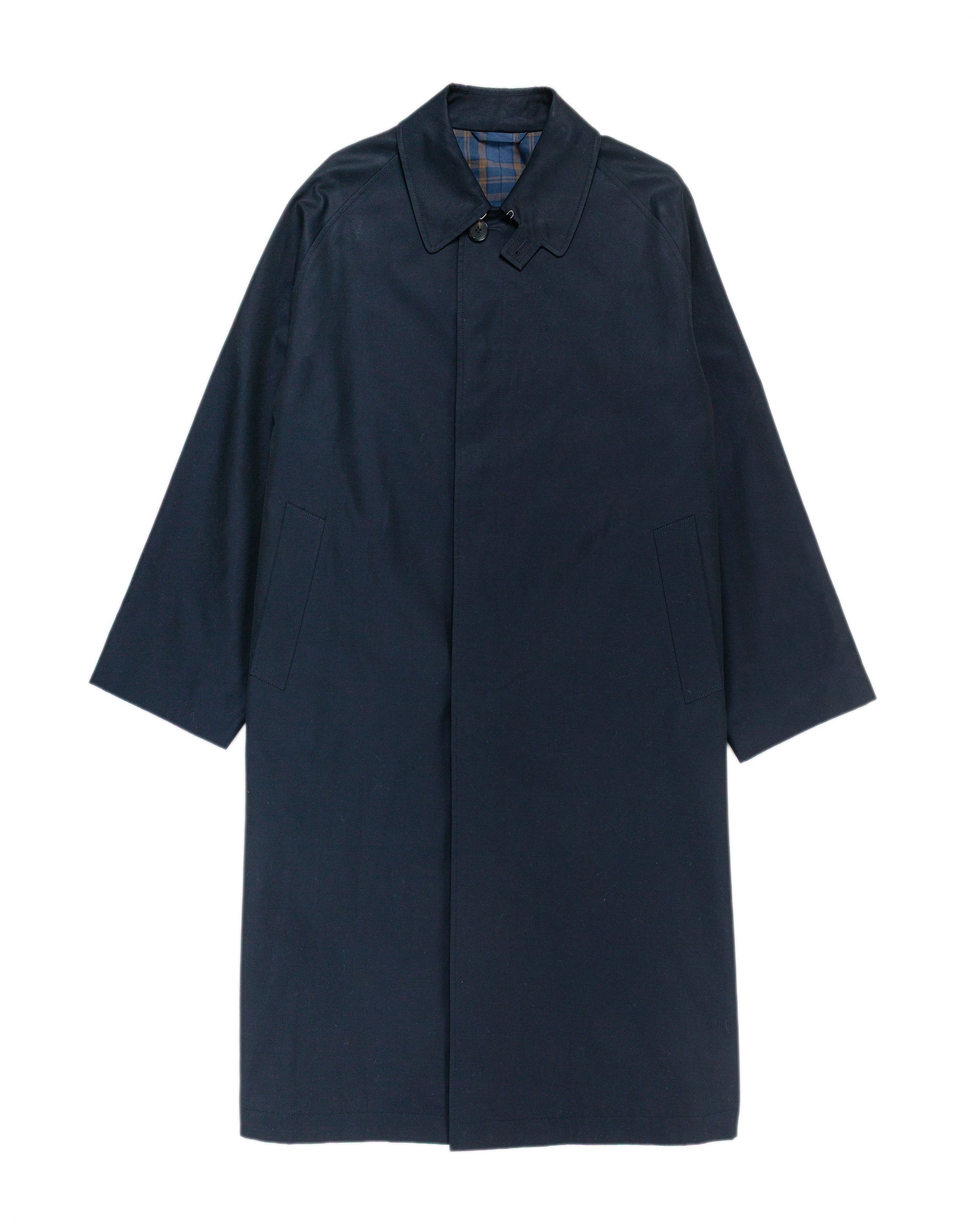 lost & found Beams Plus Beams Plus Studio Nicholson Peter Coat Gabardine Darkest Navy