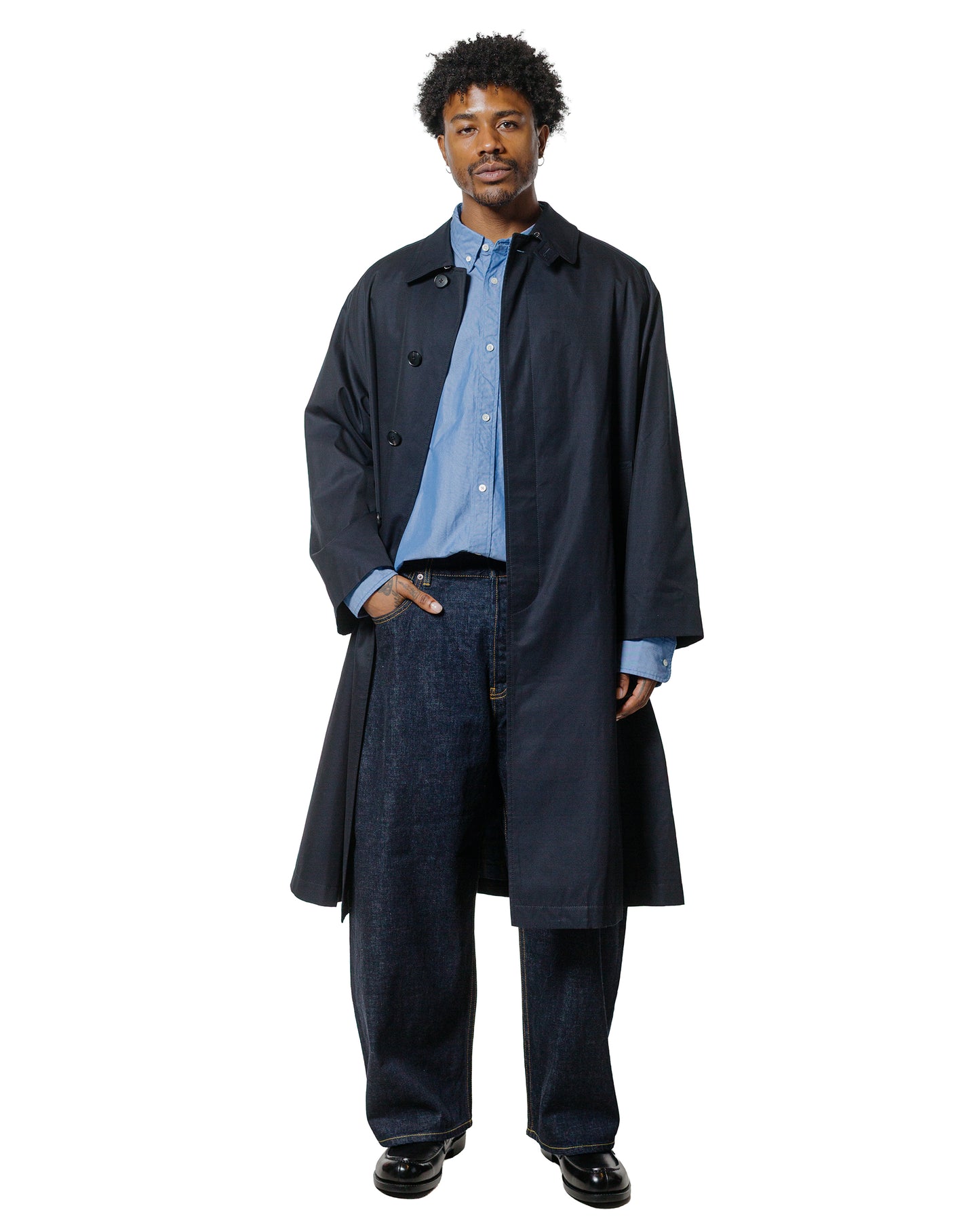 lost & found Beams Plus Beams Plus Studio Nicholson Lisa Oxford Shirt Blue