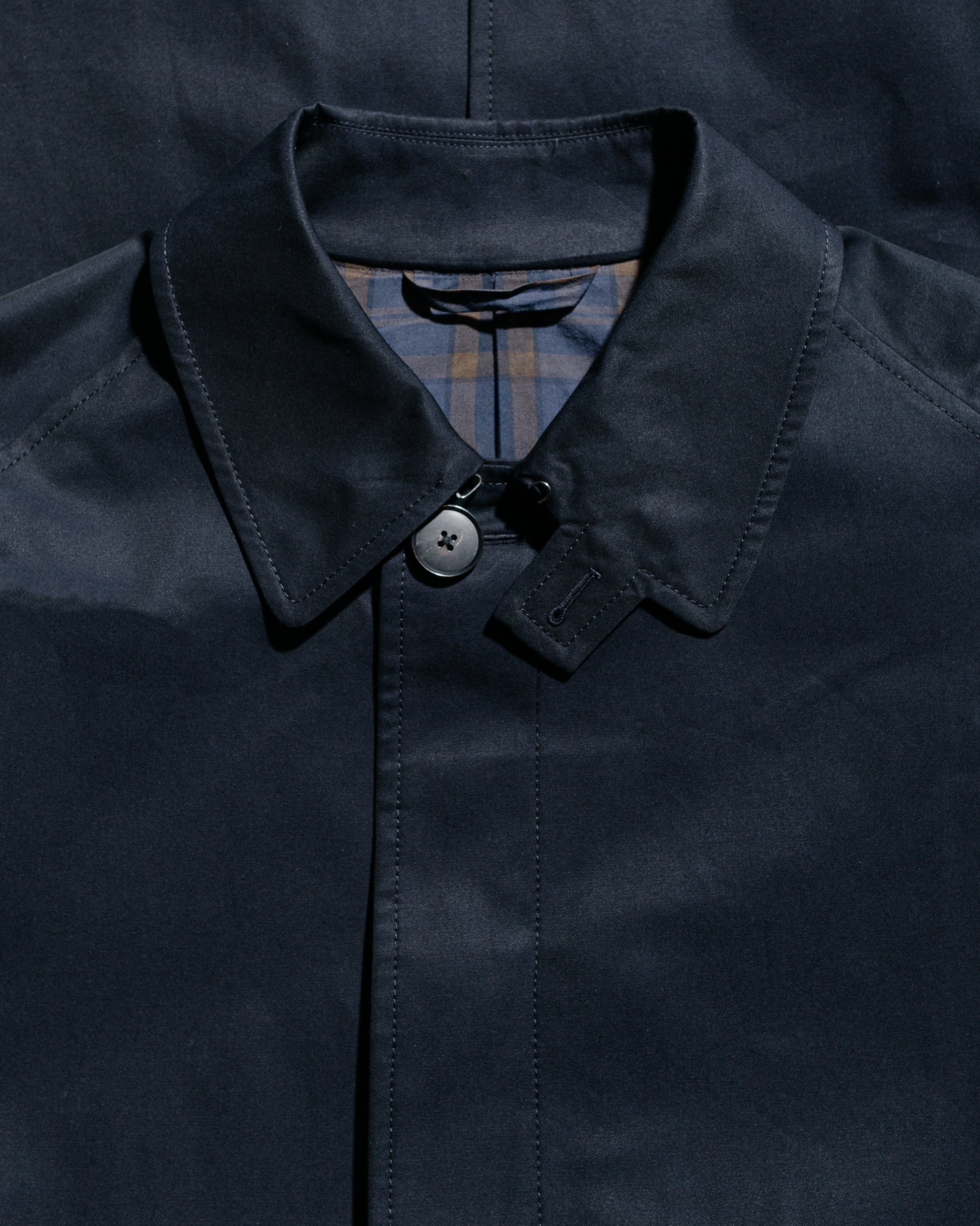lost & found Beams Plus Beams Plus Studio Nicholson Peter Coat Gabardine Darkest Navy