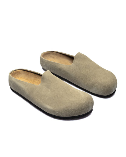 Birkenstock Amsterdam Wrapped Suede Taupe