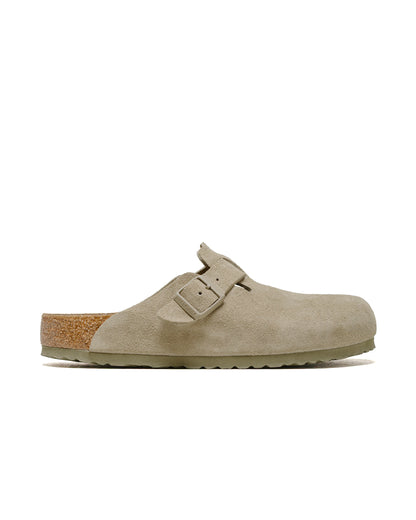 lost & found Birkenstock Birkenstock Boston Faded Khaki Suede