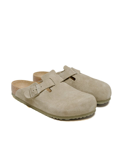 lost & found Birkenstock Birkenstock Boston Faded Khaki Suede