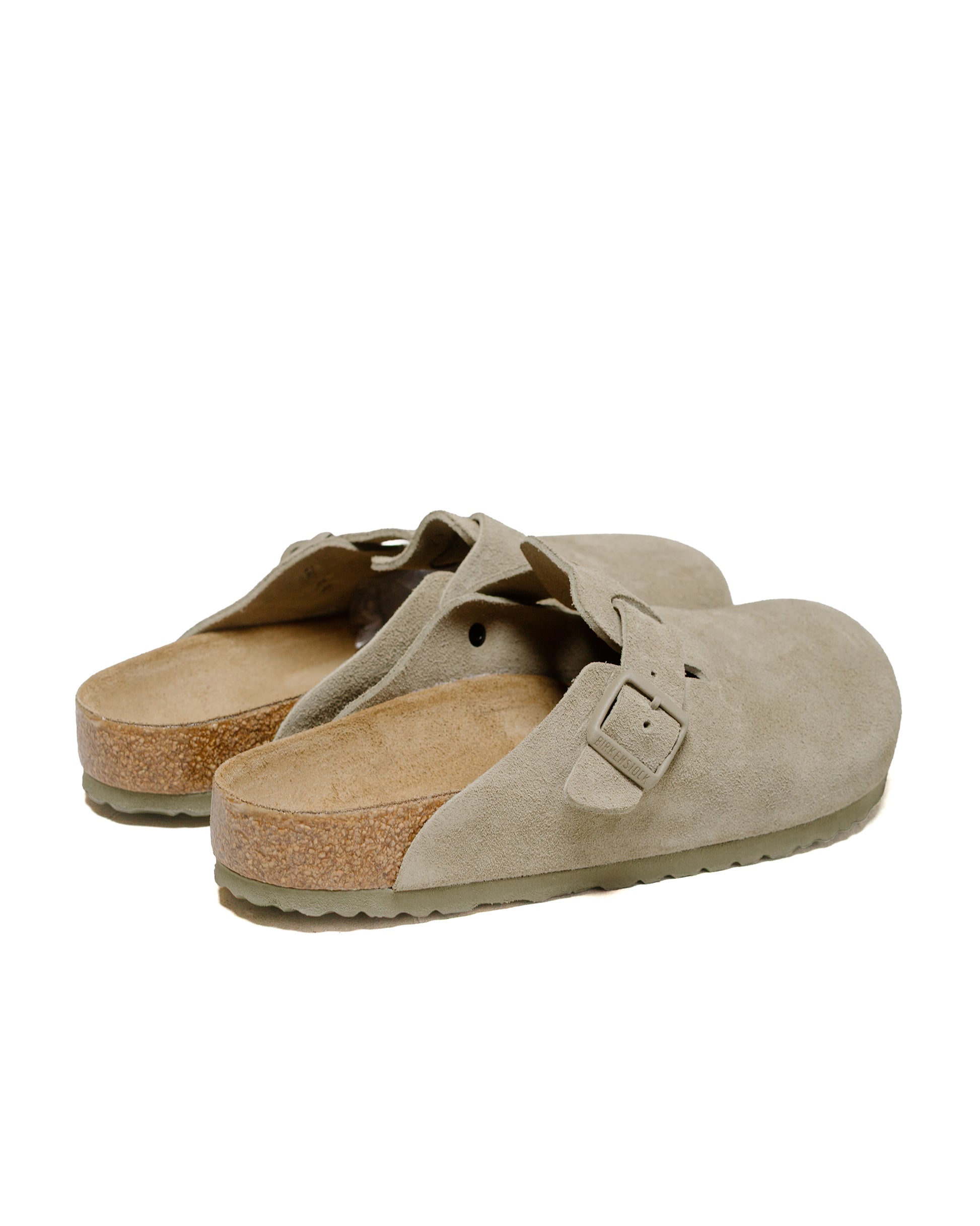 lost & found Birkenstock Birkenstock Boston Faded Khaki Suede