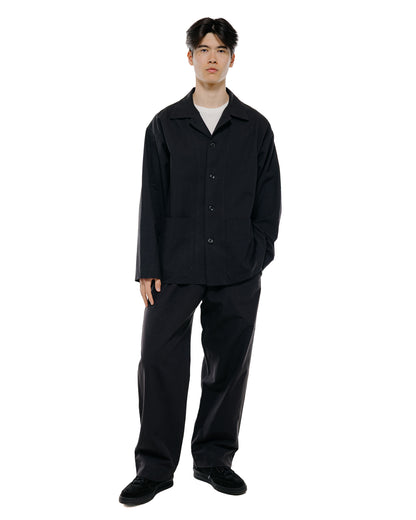 Body of Work Jasper Pull-On Pant Nep Cotton Linen Black