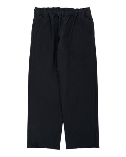 Body of Work Jasper Pull-On Pant Nep Cotton Linen Black