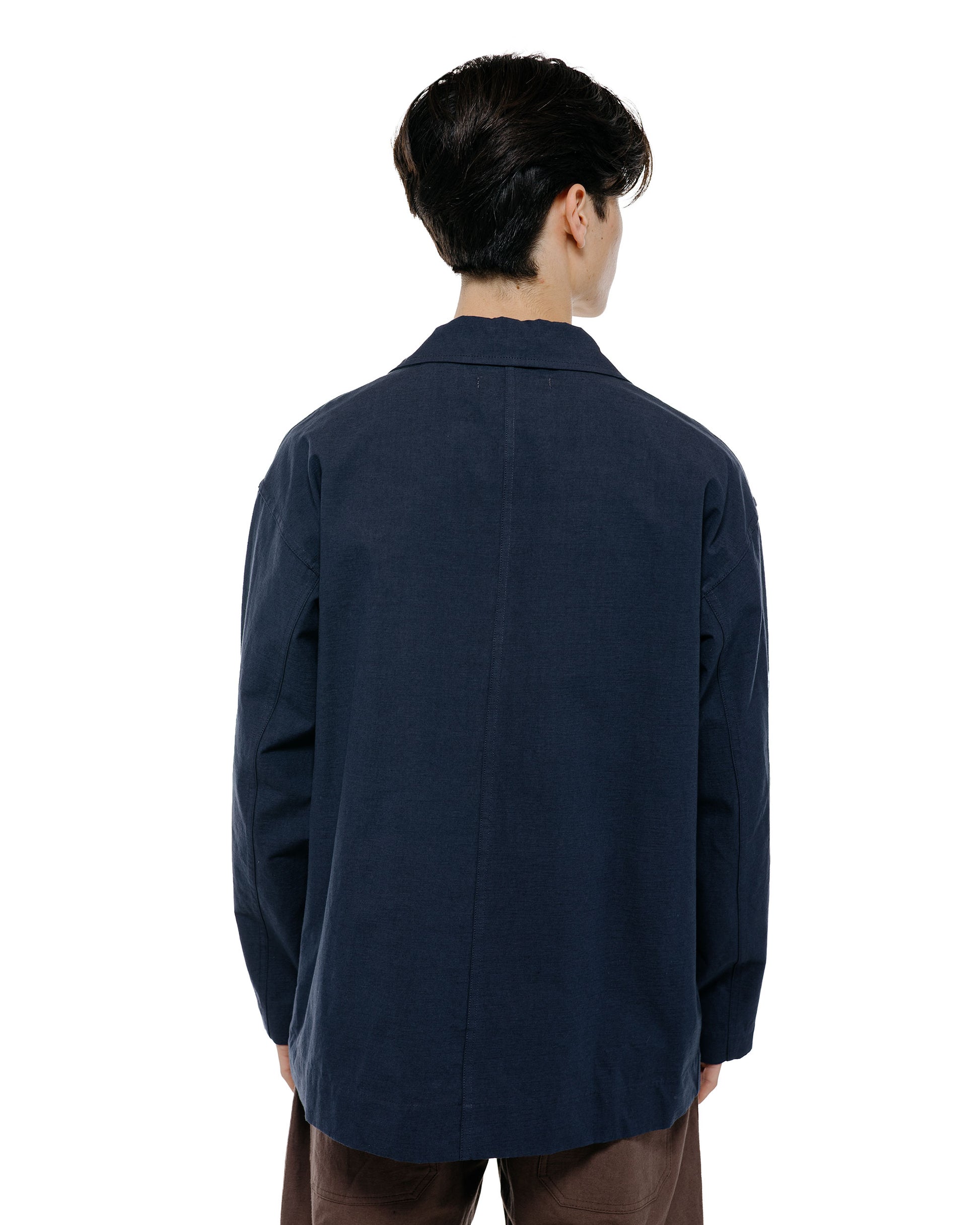Body of Work Linden Jacket Nep Cotton Linen Navy
