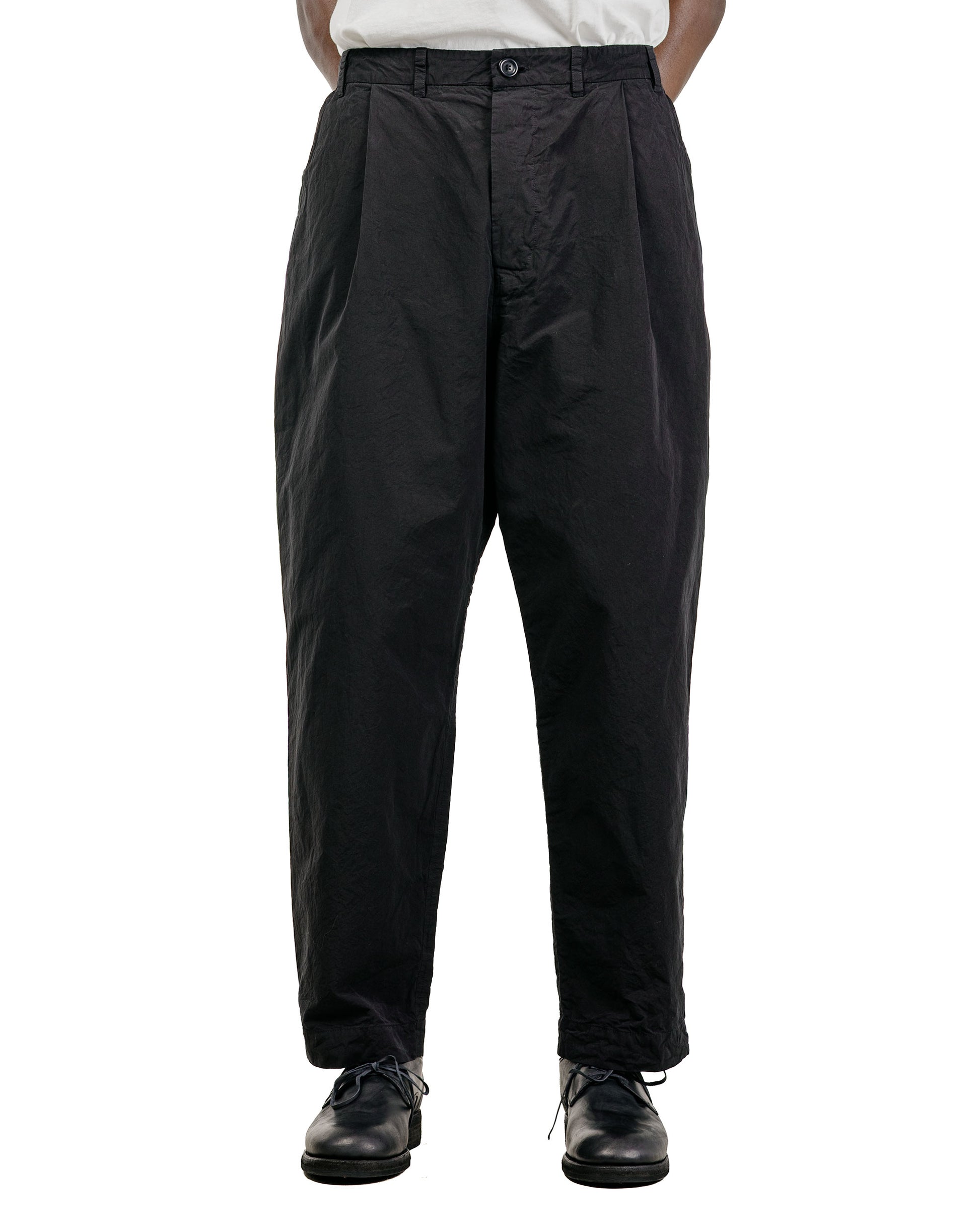 CASEY CASEY Basil Pant Paper Cot Black